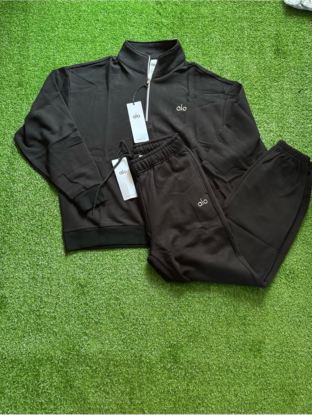 Alo Men’s Black Quarter-Zip